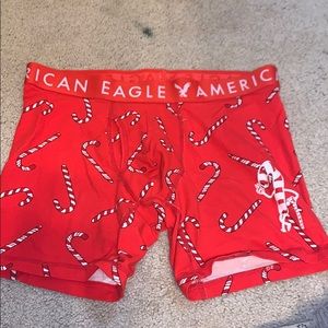 American Eagle Candy Cane Boxers
